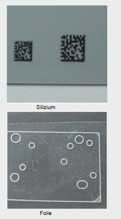 Laser Kennzeichnung Silizium